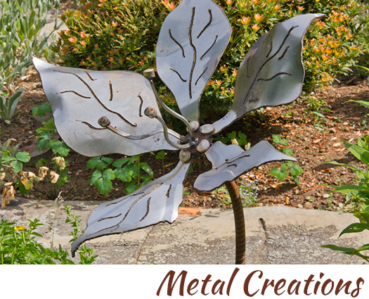 Metal sculptures nd designs by John Czegledi artisan and craftsman Courtenay BC