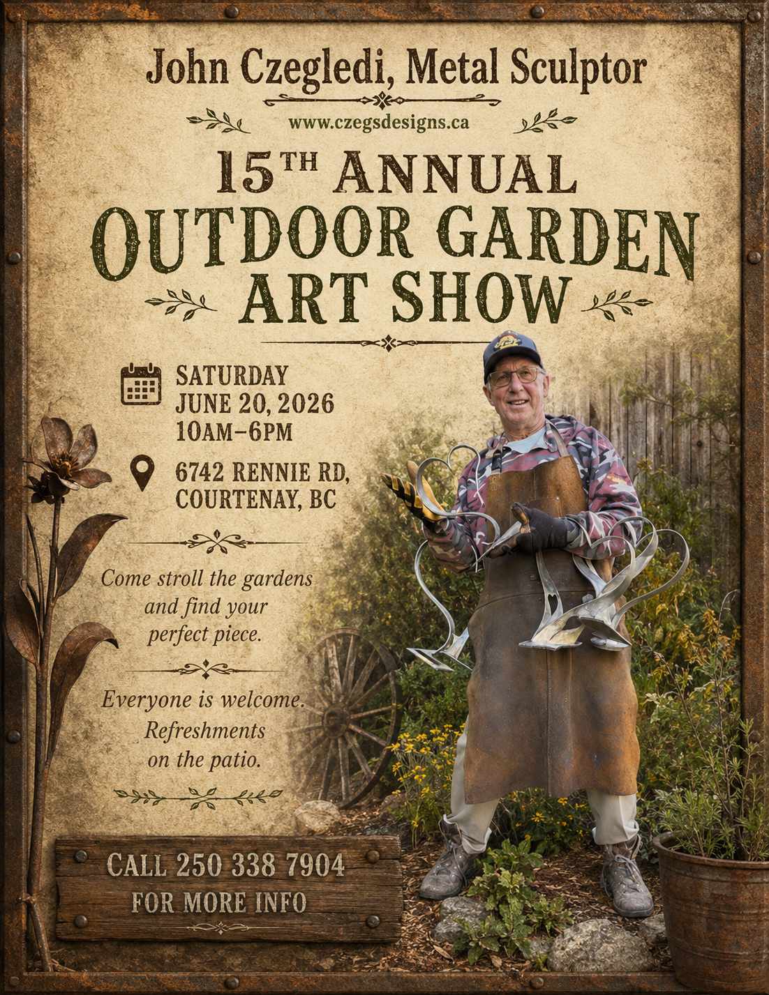 2026 Outdoor Garden Art Show -- June 20, 2026 2026 Outdoor Garden Art Show -- June 20, 2026
